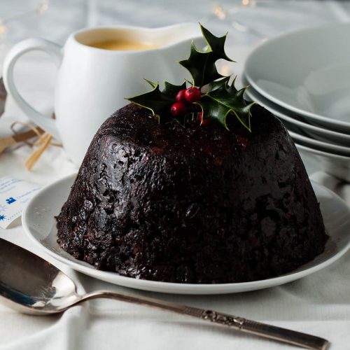 Traditional Christmas pudding