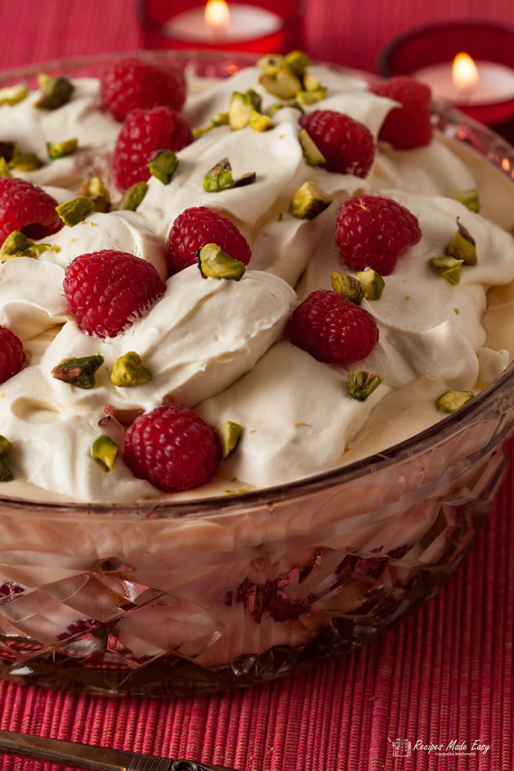 Raspberry syllabub trifle | Recipes Made Easy