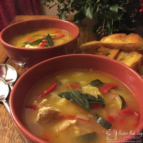 A simple turkey soup | Recipes Made Easy