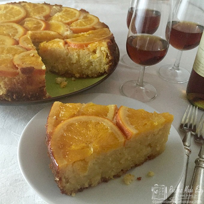 orange and almond polenta cake - a delicous moist gluten free cake