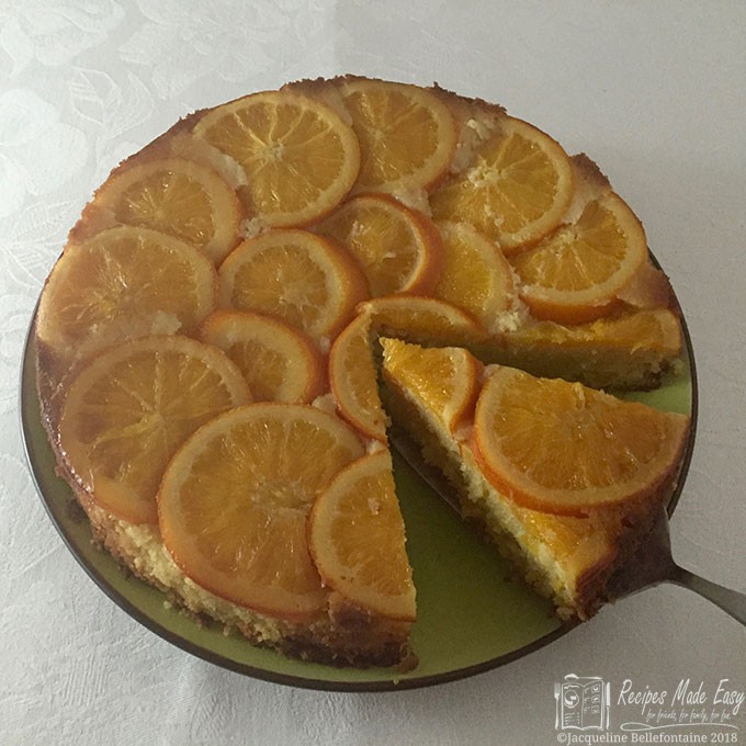 orange and almond polenta cake - a delicous moist gluten free cake