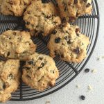 rock cakes cooling on a wire rack