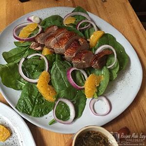 Warm duck and orange salad | Recipes Made Easy