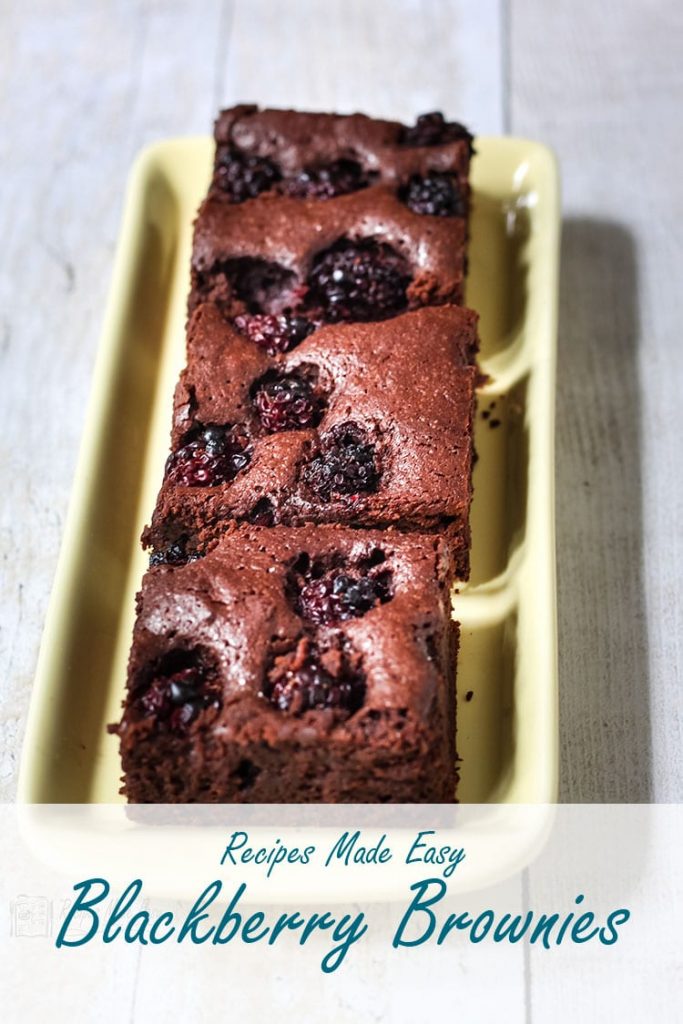 Blackberry brownies Recipes Made Easy