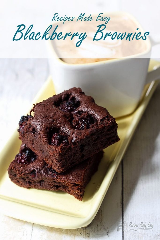 Blackberry brownies Recipes Made Easy