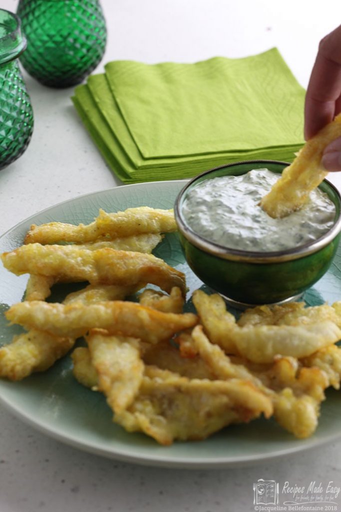 Fish Tempura with watercress mayo Recipes Made Easy