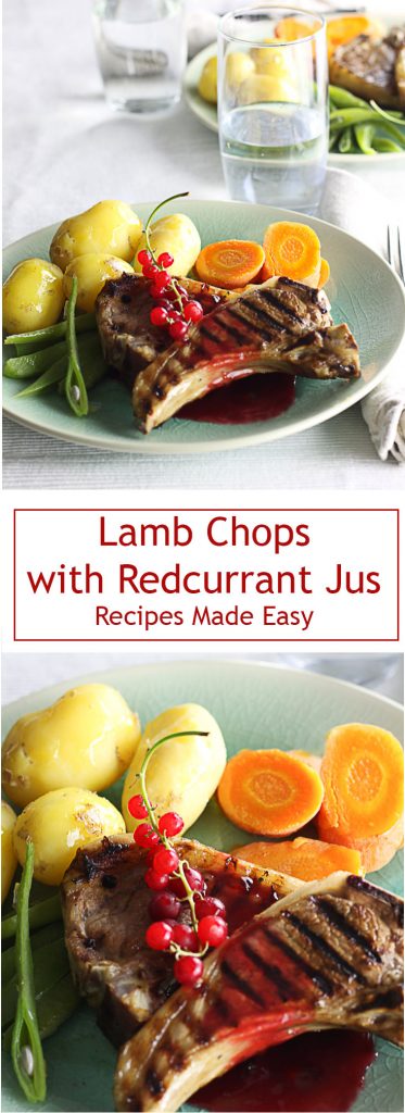Lamb chops with redcurrant jus - recipes made easy