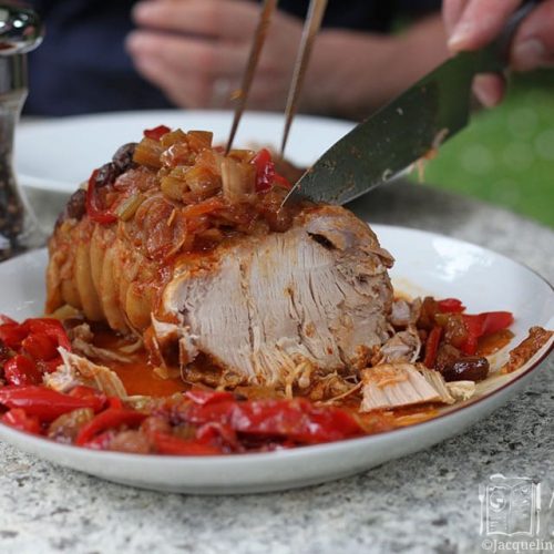 Paul's sweet and sour slow cooked pork - cooked in the slow cooker for a delicious and easy meal.