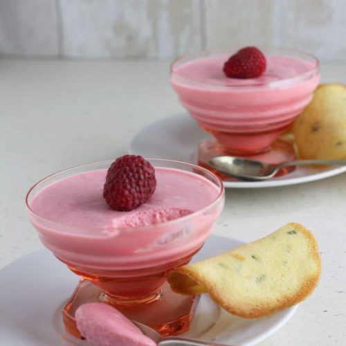 raspberry mousse