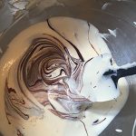Triple chocolate mousse cake steps