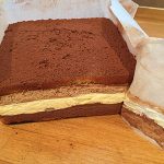 Triple chocolate mousse cake steps