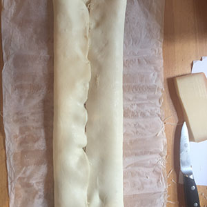 Savoury palmiers step by step