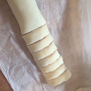 Savoury palmiers step by step