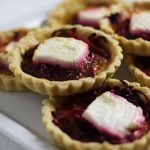 Easy to make beetroot, onion and goats cheese tarts by recipes made easy are perfect for lunch boxes, picnics, buffet table or as a dinner party starter.