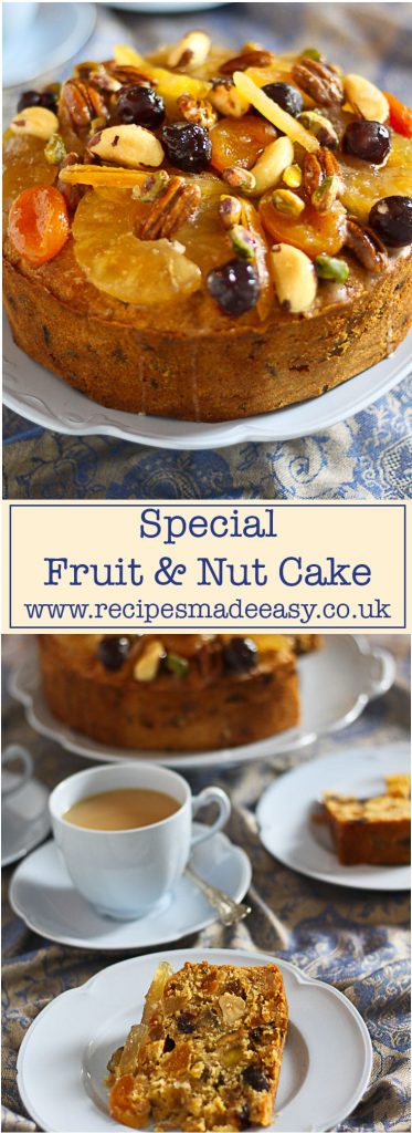 special fruit and nut cake