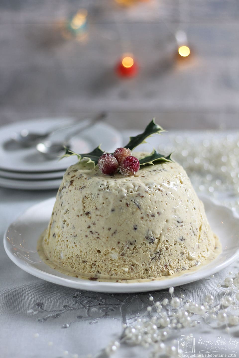 Recipes made easy - No churn Chrsitmas Pudding Ice cream. All the flavour of the Chrsitmas pudding in an easy to make no churn ice cream.
