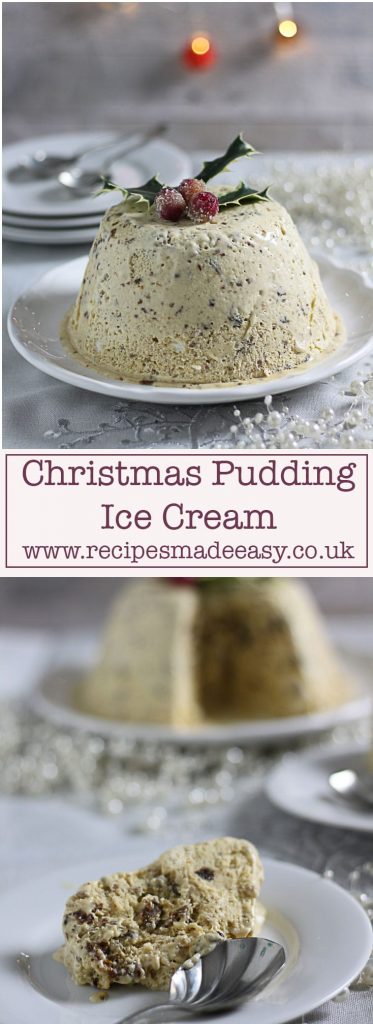 No churn Christmas Pudding Ice Cream | Recipes Made Easy