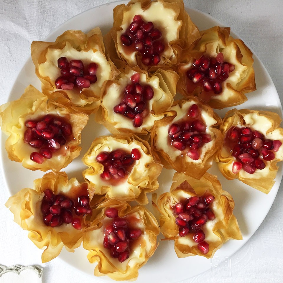 mini jewelled filo tartlets recipes made easy