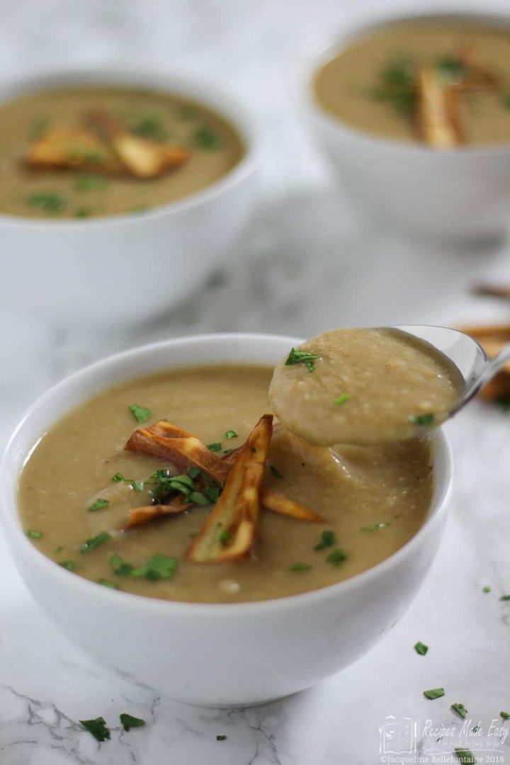 Roast Parsnip Soup with Parsnip Crisps | Recipes Made Easy
