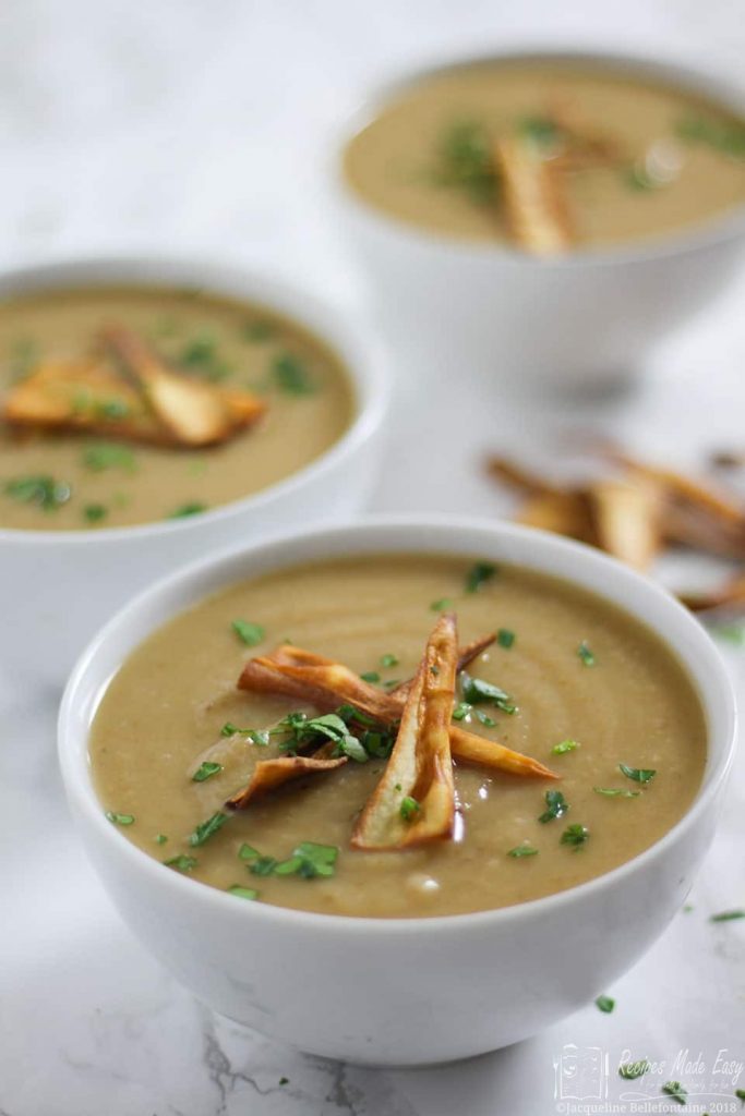 Roast Parsnip Soup with Parsnip Crisps | Recipes Made Easy
