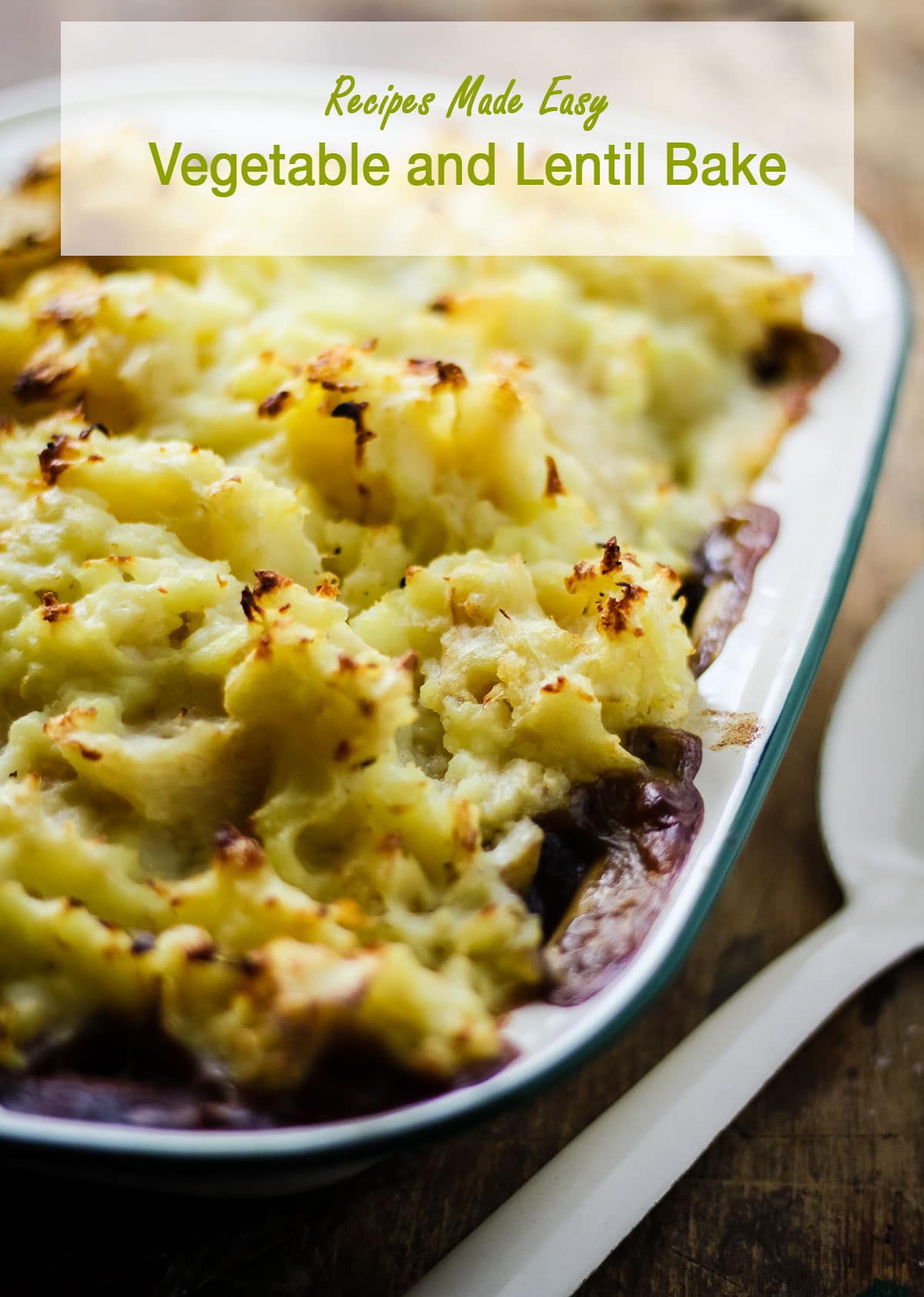 Vegetable and lentil bake | Recipes Made Easy