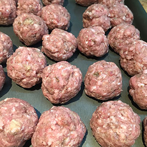 Roll into balls. Recipes Made Easy - The best meatballs in tomato sauce by recipesmadeeasy.co.uk
