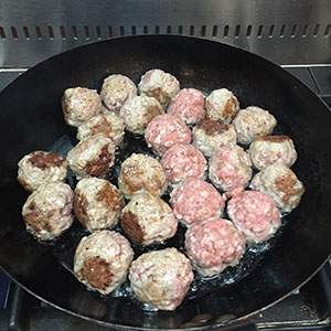 Fry the meatballs until browned. Recipes Made Easy - The best meatballs in tomato sauce by recipesmadeeasy.co.uk