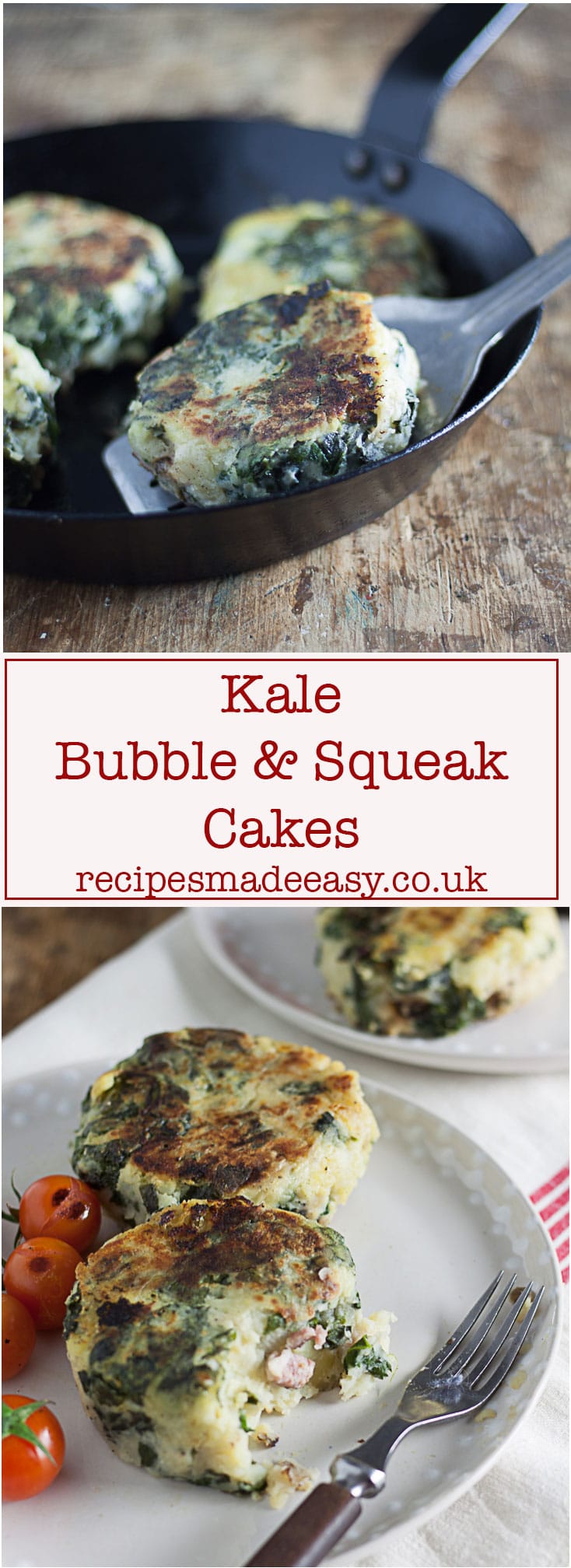 Kale Bubble and Squeak Cakes Recipes Made Easy