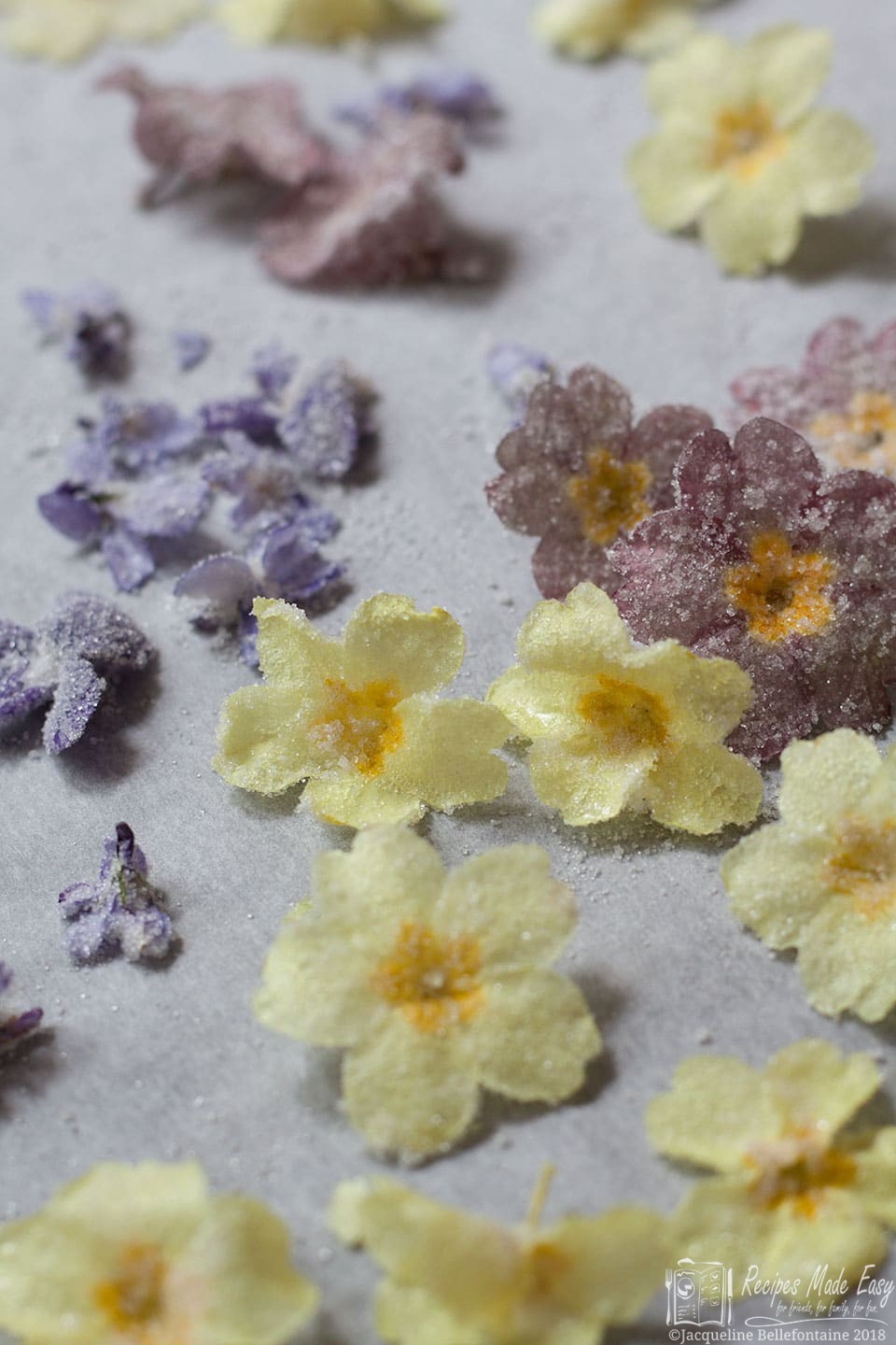 How to crystalise flowers, by Recipes Made Easy