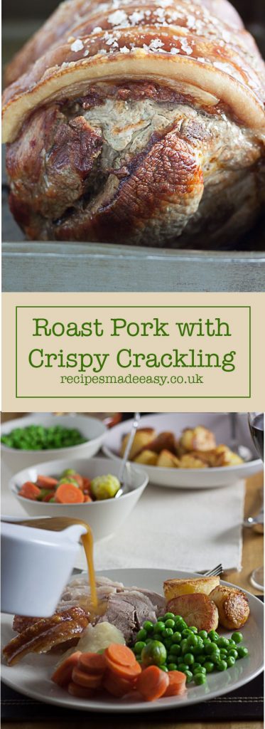 Roast pork with crispy crackling by Recipe Made Easy