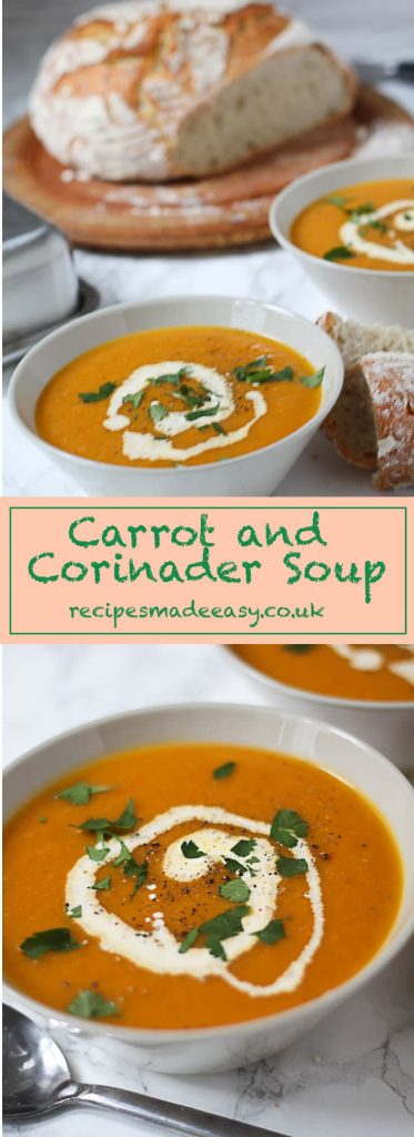 Carrot and Coriander Soup - Creme De La Crumb