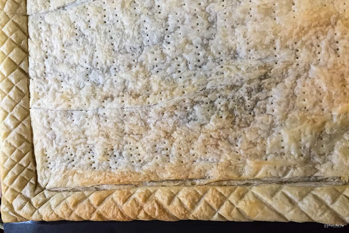 part baked pastry case.