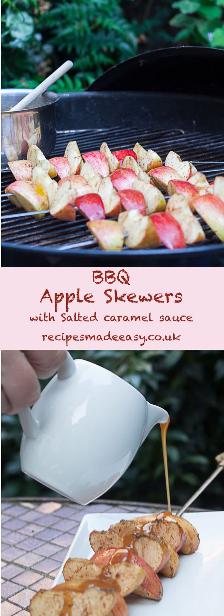 BBQ Apple Skewers with Salted Caramel Sauce Recipes Made Easy