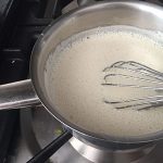 cooking the custard