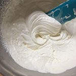 bowl of whipped cream