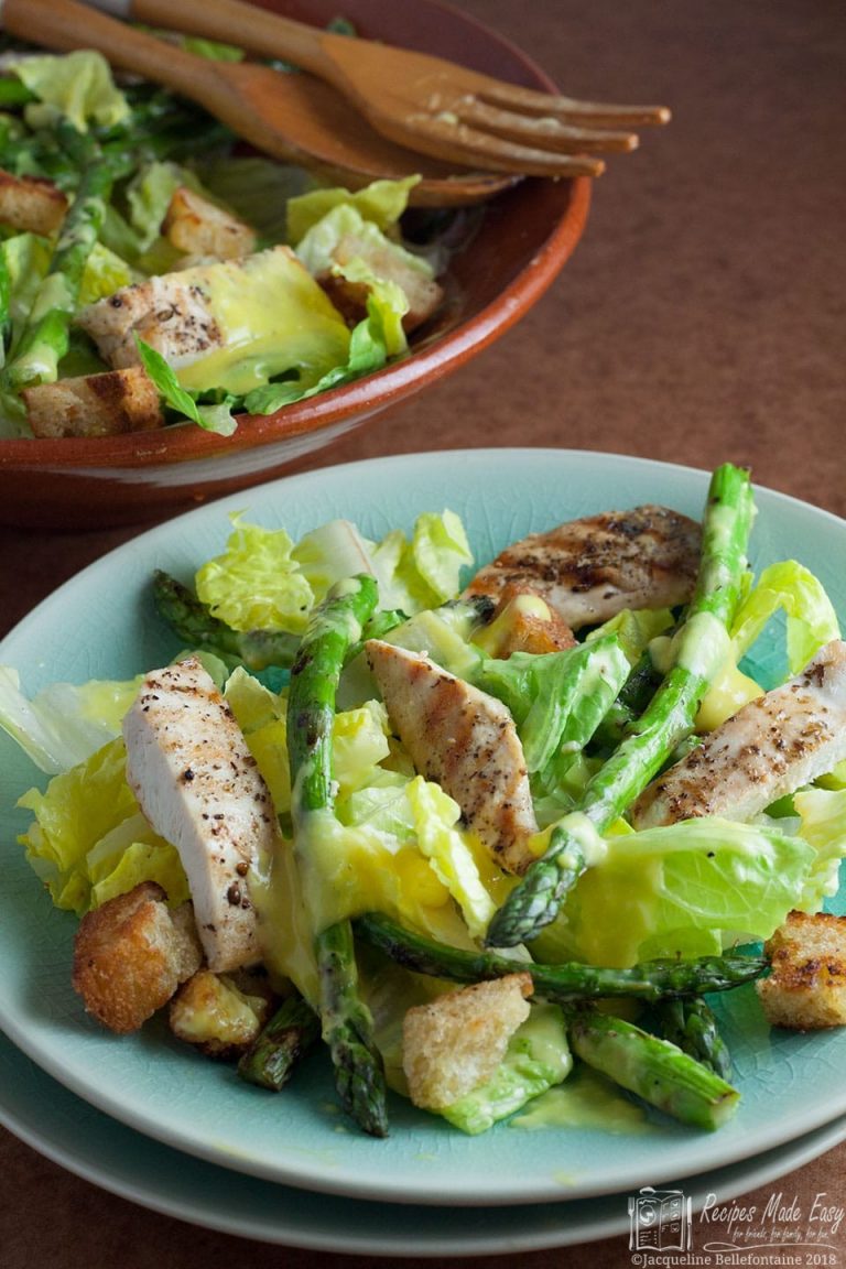 Chicken and Asparagus Caesar Salad Recipes Made Easy