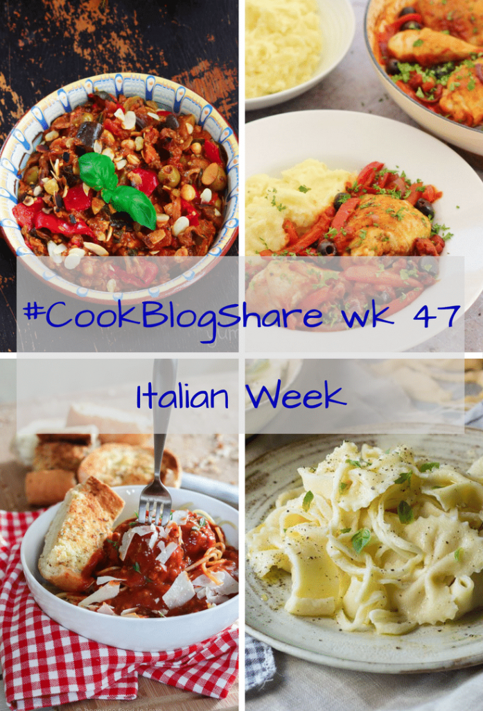 #CookBlogShare wk 47 Italian week