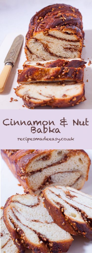cinnamon and nut babka by recipes made easy