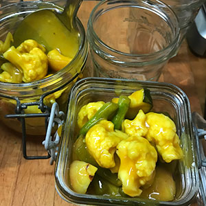 potting piccalillli