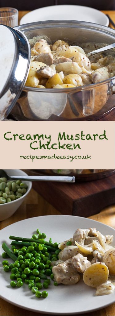 creamy mustard chicken by recipes made easy