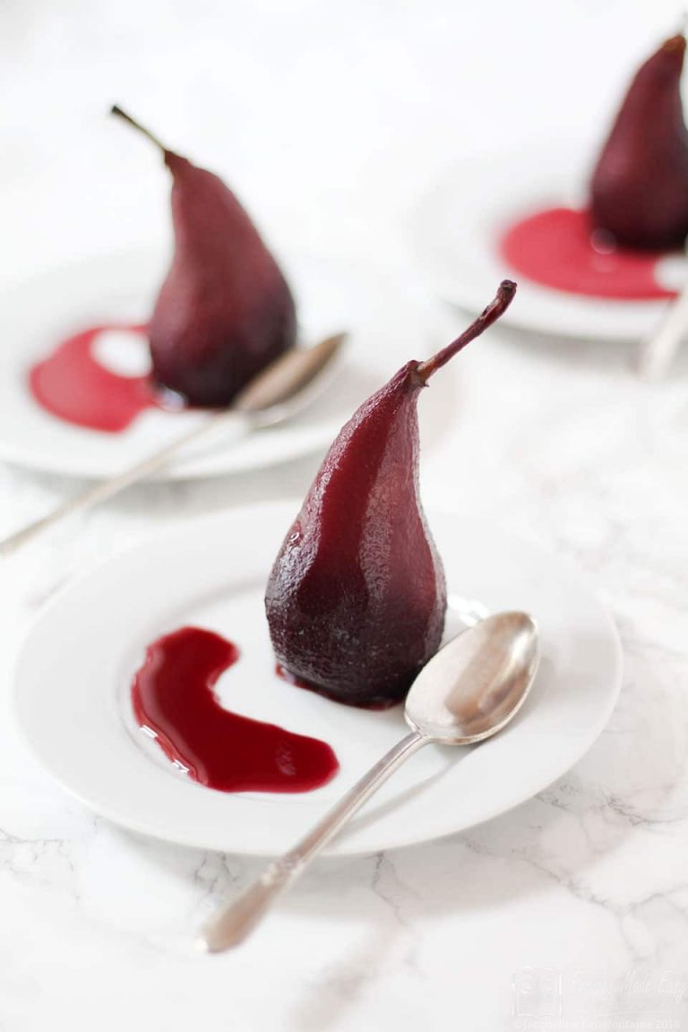 Pears Poached in Red Wine Recipes Made Easy