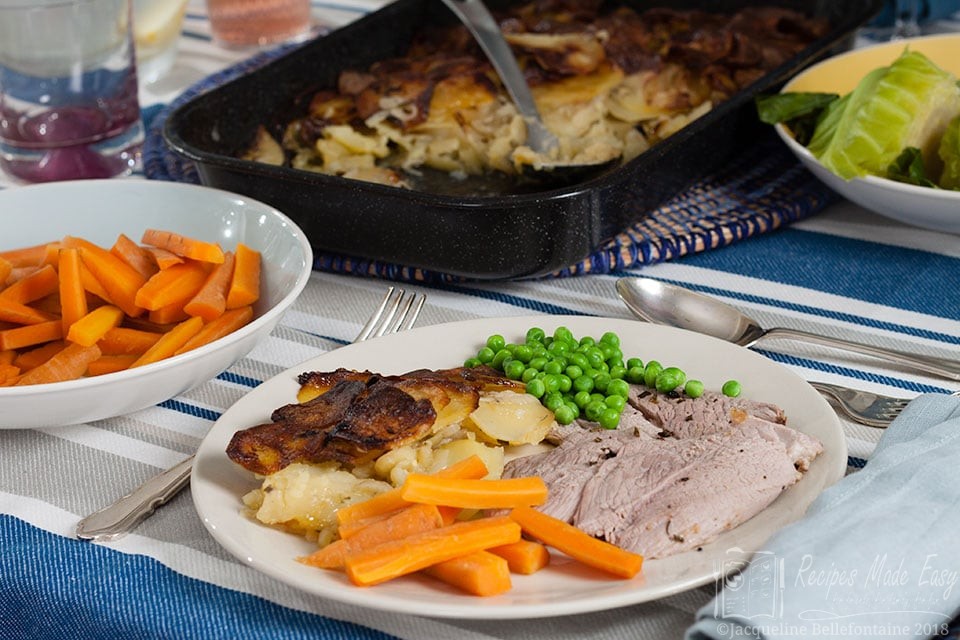 Roast Lamb with Boulangère Potatoes Recipes Made Easy