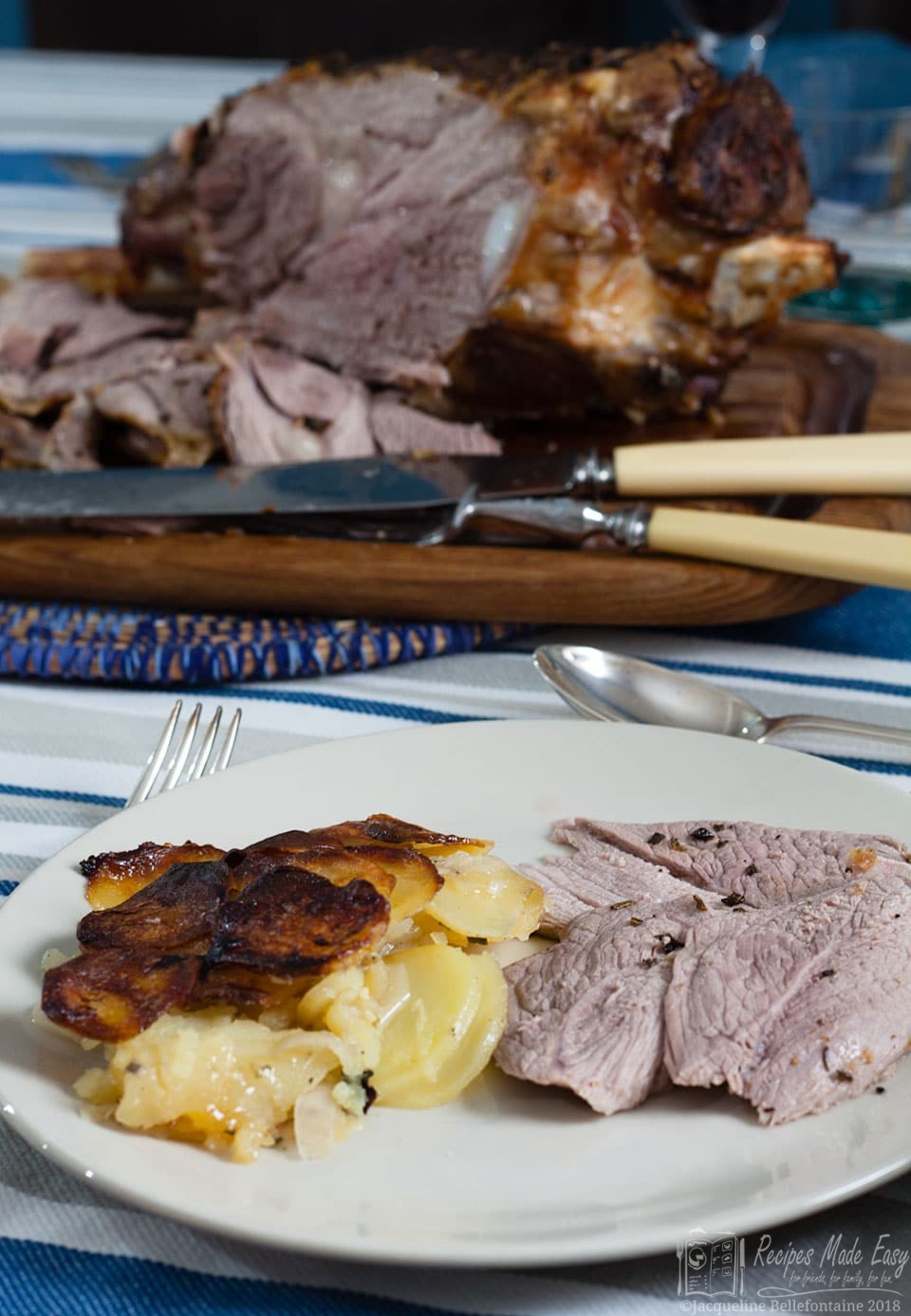 Roast Lamb with Boulangère Potatoes Recipes Made Easy