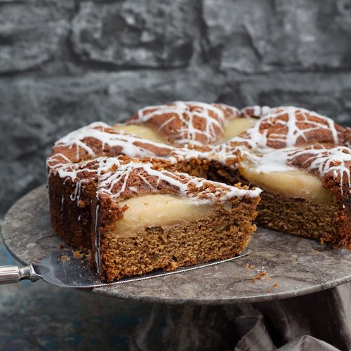 Pear and Ginger Cake with rum drizzle Recipes Made Easy
