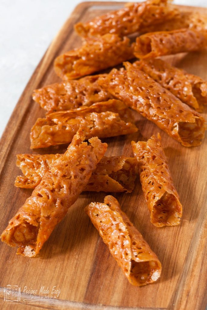 Brandy Snaps Fingers and Brandy snap baskets Recipes Made Easy