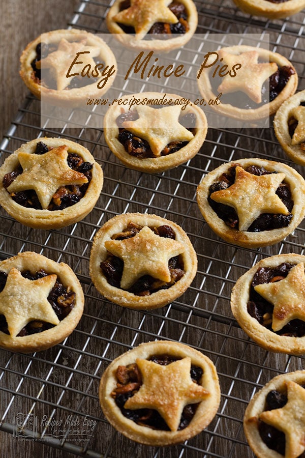 mince pies on a cooling rack
