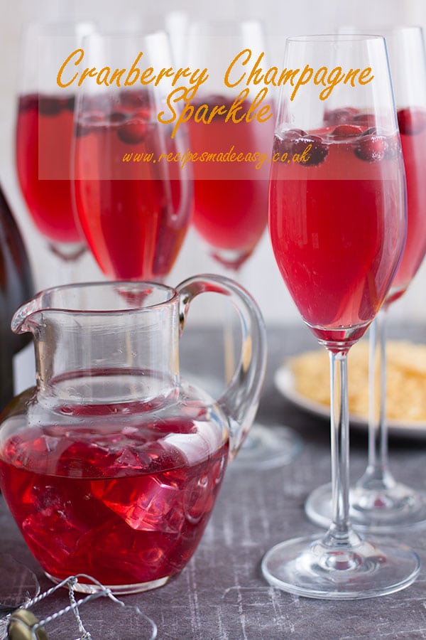 cranberry champagne cocktail