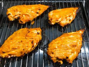Cooked easy tandoori chicken