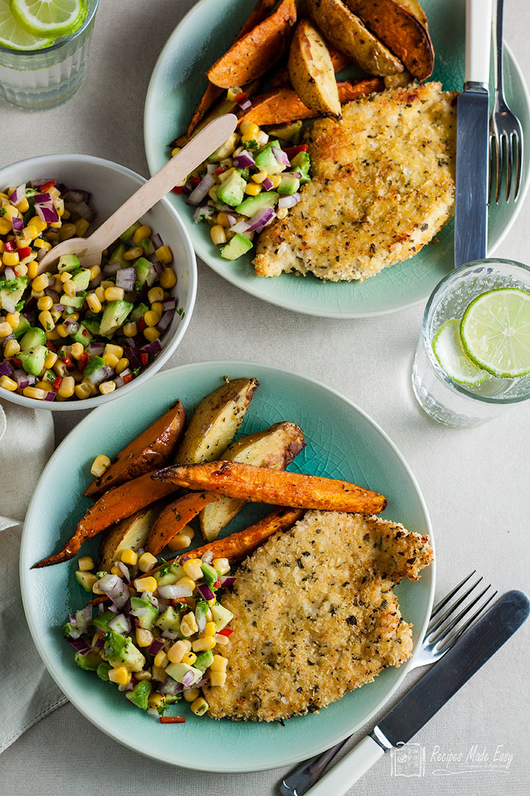 oven baked chicken schnitzel 19