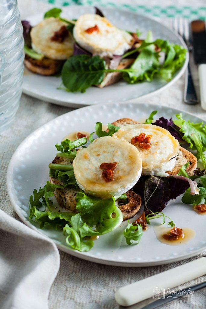 Goat's Cheese Salad with Sundried Tomato salad Recipes Made Easy